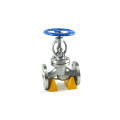 Hot sale din bellow sealed carbon steel high pressure globe valve pn16